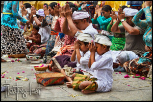 Bali temple ceremony